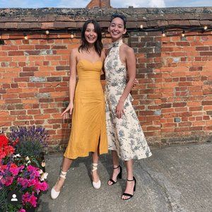 Reformation Nebraska Linen Dress